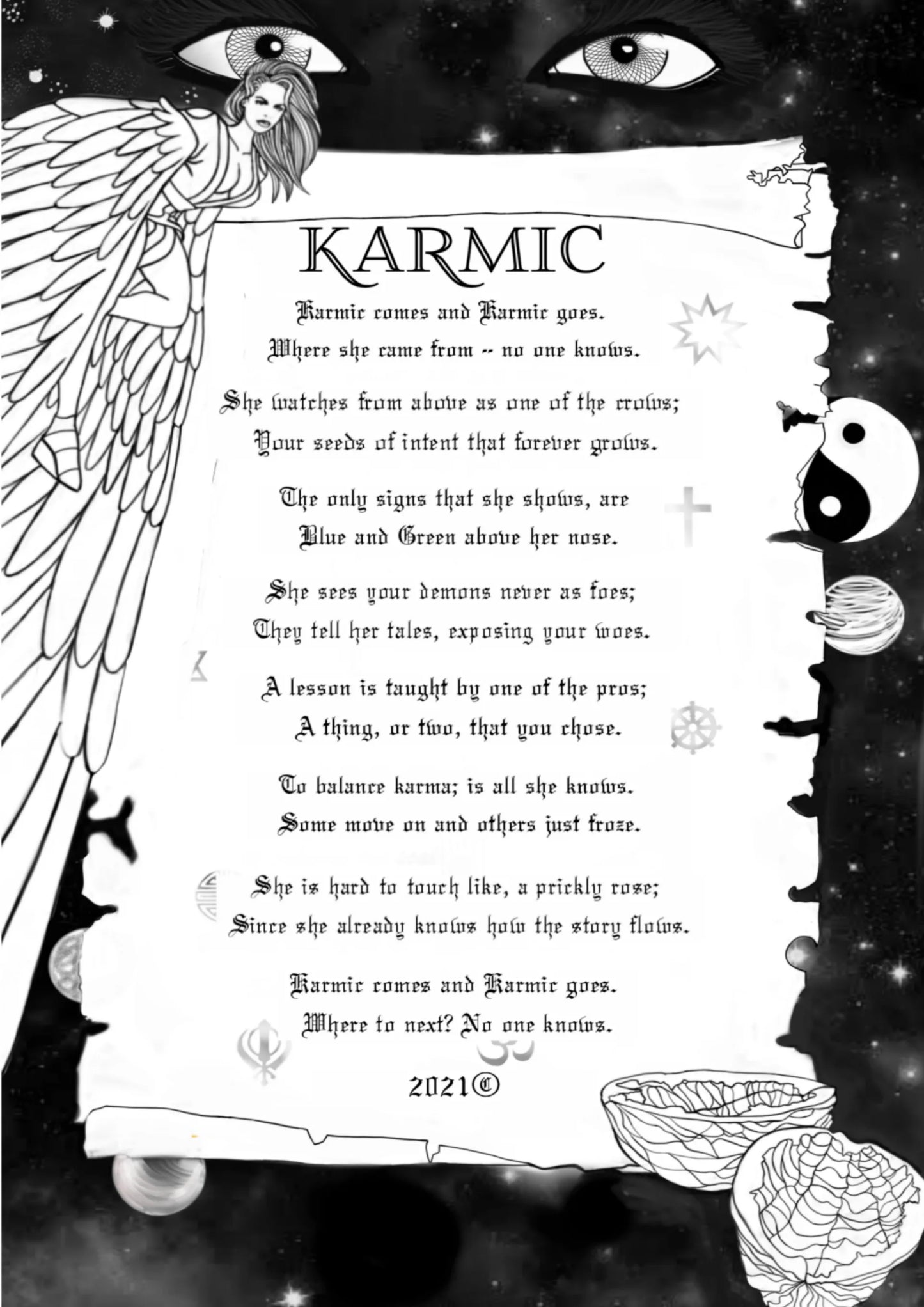 KARMIC STORY COLORING BOOK 1