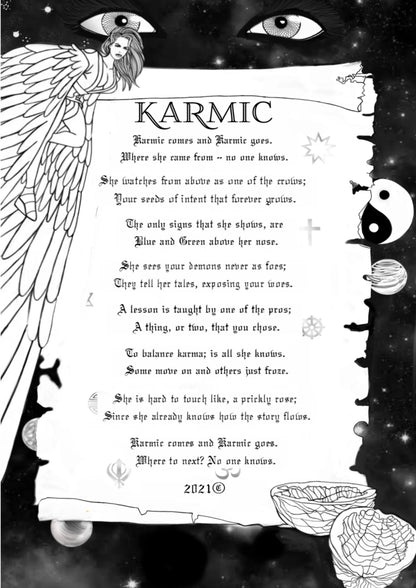 KARMIC STORY COLORING BOOK 1