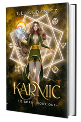 KARMIC Graphic Novel – Signed copy with bonus bookmark and sticker