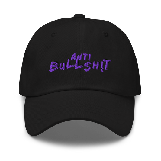 Anti-Bullsh!t Dad hat - purple