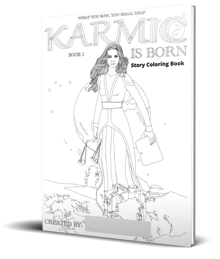 KARMIC STORY COLORING BOOK 1