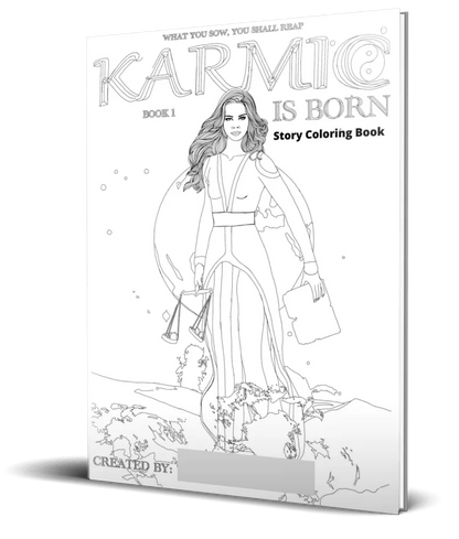 KARMIC STORY COLORING BOOK 1