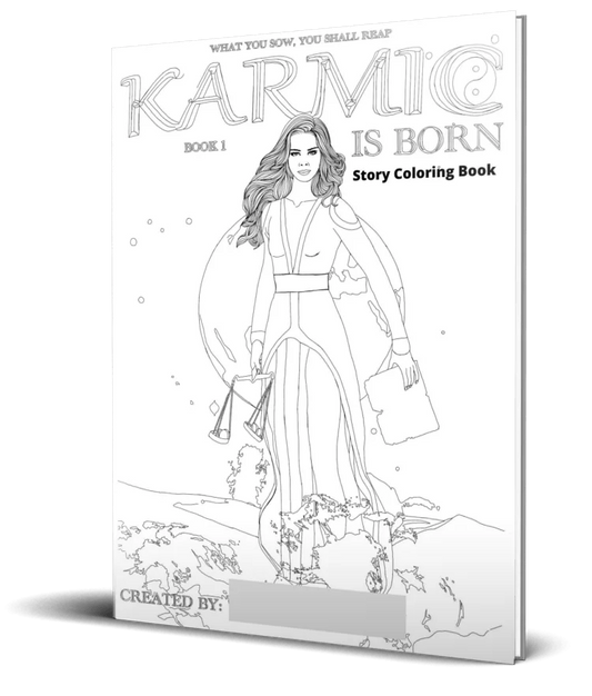 KARMIC STORY COLORING BOOK 1