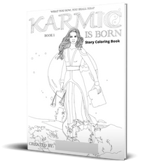 KARMIC STORY COLORING BOOK 1
