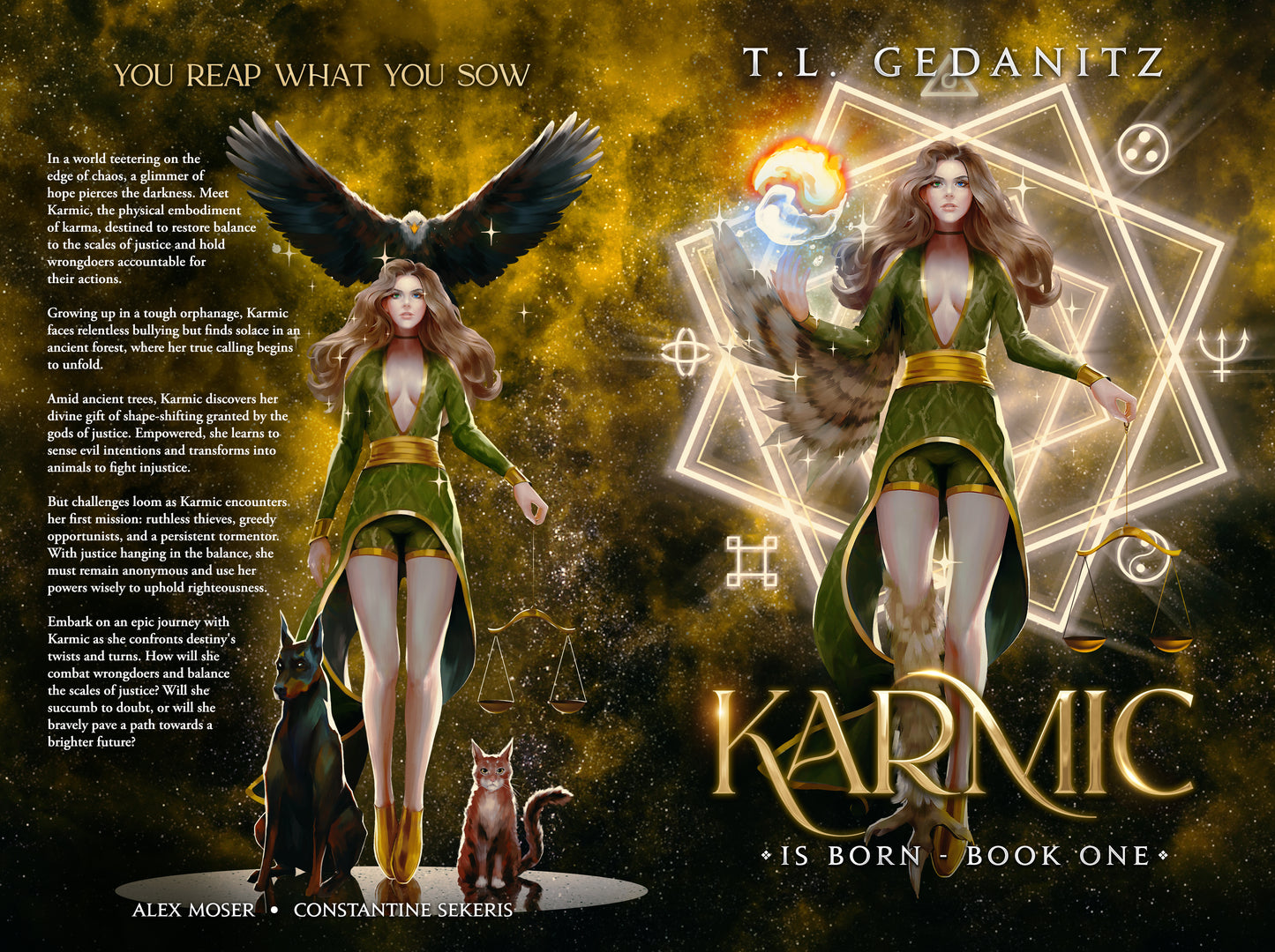 KARMIC Graphic Novel – Signed copy with bonus bookmark and sticker