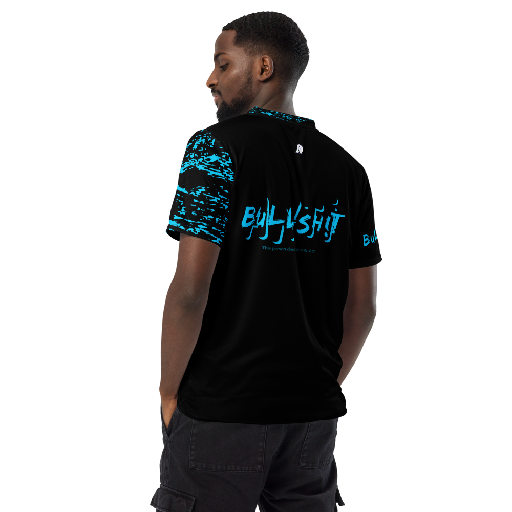 Anti-Bullsh!t unisex sports jersey - Blue