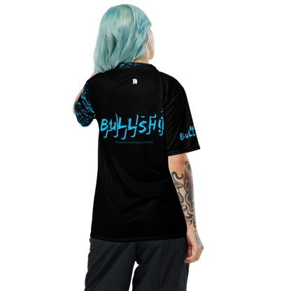 Anti-Bullsh!t unisex sports jersey - Blue