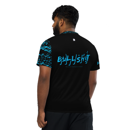Anti-Bullsh!t unisex sports jersey - Blue