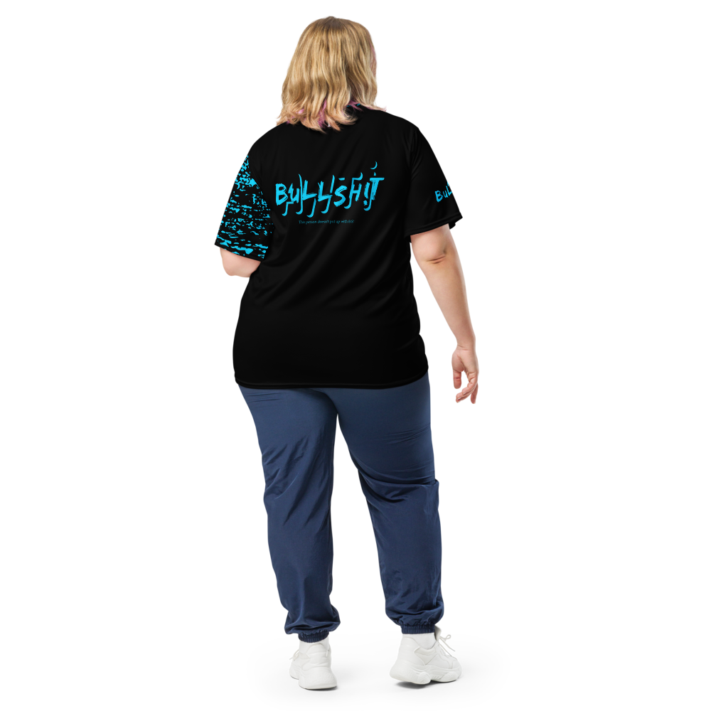 Anti-Bullsh!t unisex sports jersey - Blue