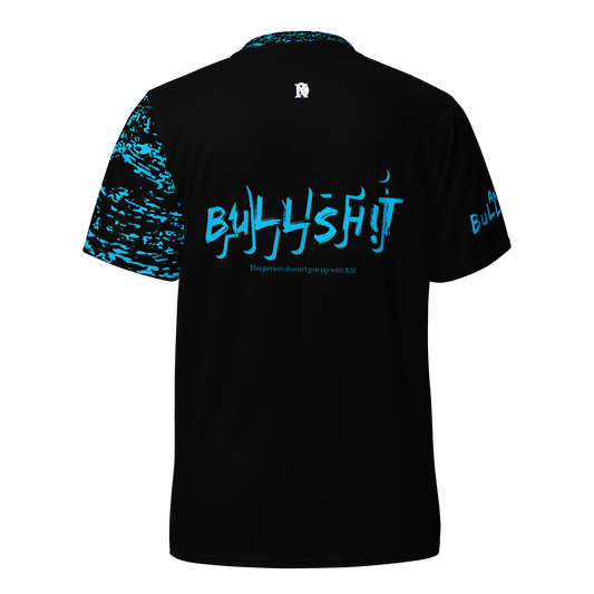Anti-Bullsh!t unisex sports jersey - Blue