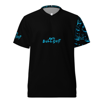 Anti-Bullsh!t unisex sports jersey - Blue