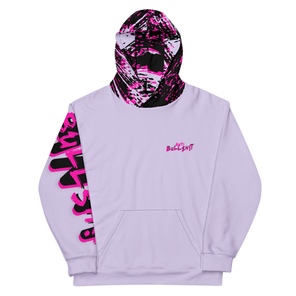 Anti-Bullsh!t unisex cotton hoodie - purple