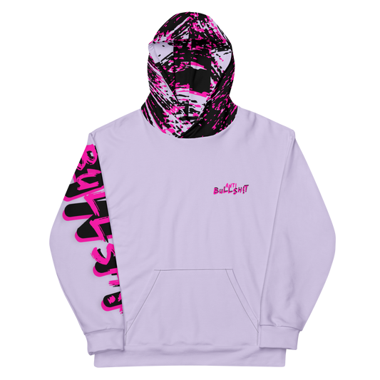 Anti-Bullsh!t unisex cotton hoodie - purple