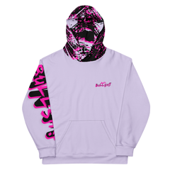 Anti-Bullsh!t unisex cotton hoodie - purple