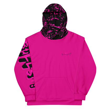 Anti- Bullsh!t unisex cotton hoodie - pink