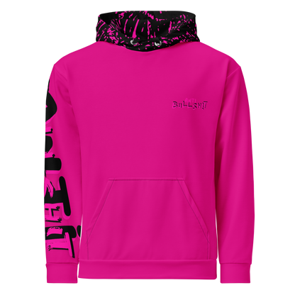Anti- Bullsh!t unisex cotton hoodie - pink