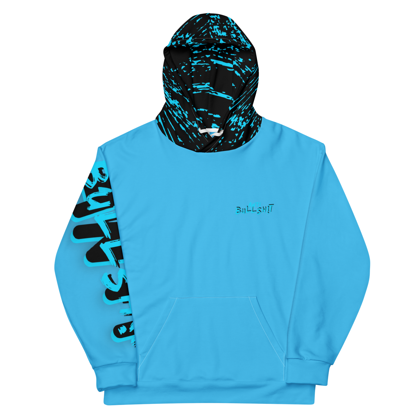 Anti- Bullsh!t Unisex cotton hoodie - blue/black