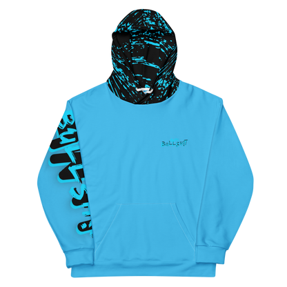 Anti- Bullsh!t Unisex cotton hoodie - blue/black