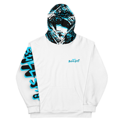 Anti-Bullsh!t Unisex cotton hoodie - White