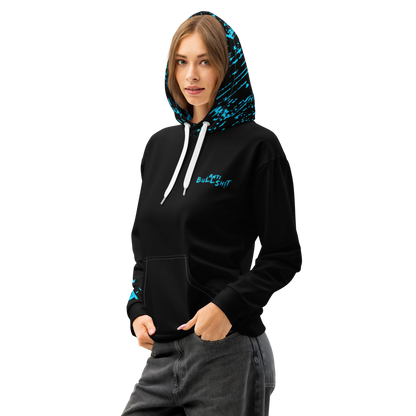 Anti-Bullsh!t unisex cotton hoodie - blue