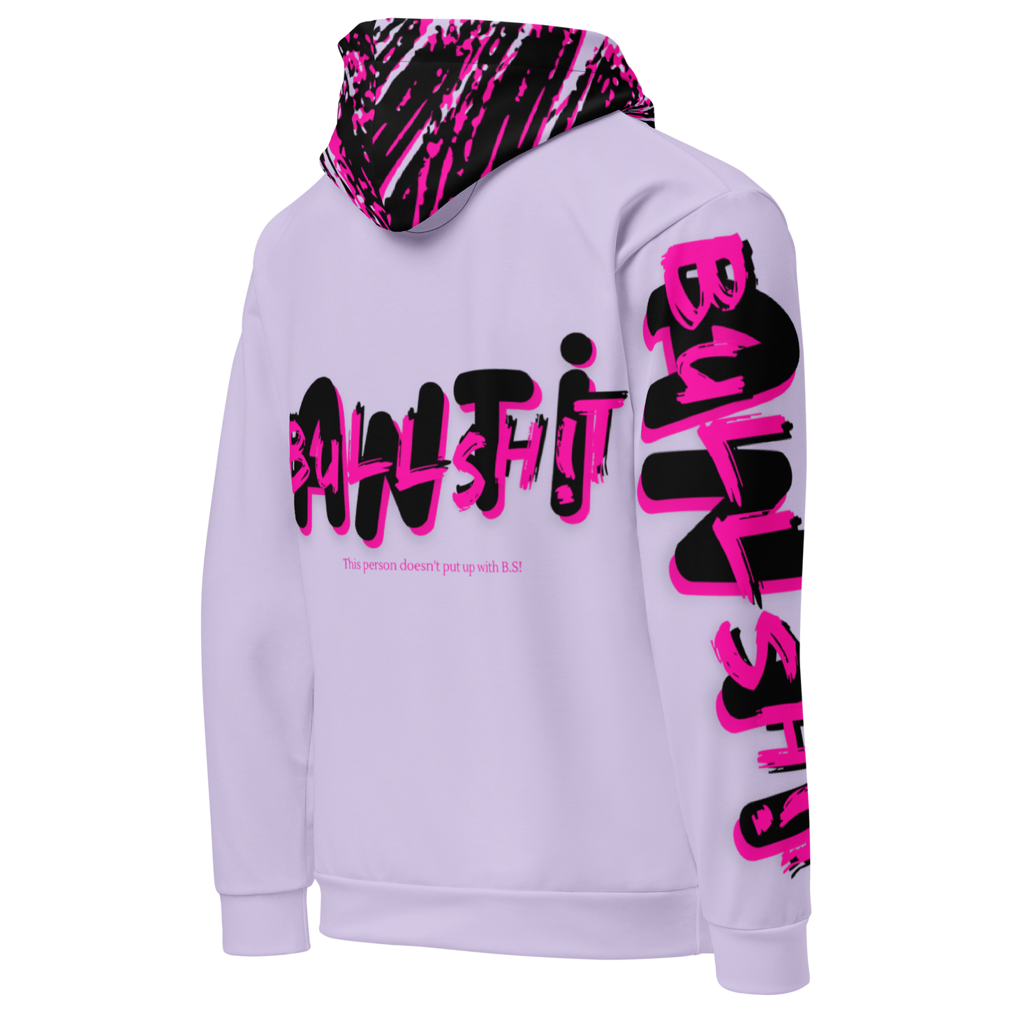 Anti-Bullsh!t unisex cotton hoodie - purple