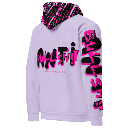 Anti-Bullsh!t unisex cotton hoodie - purple