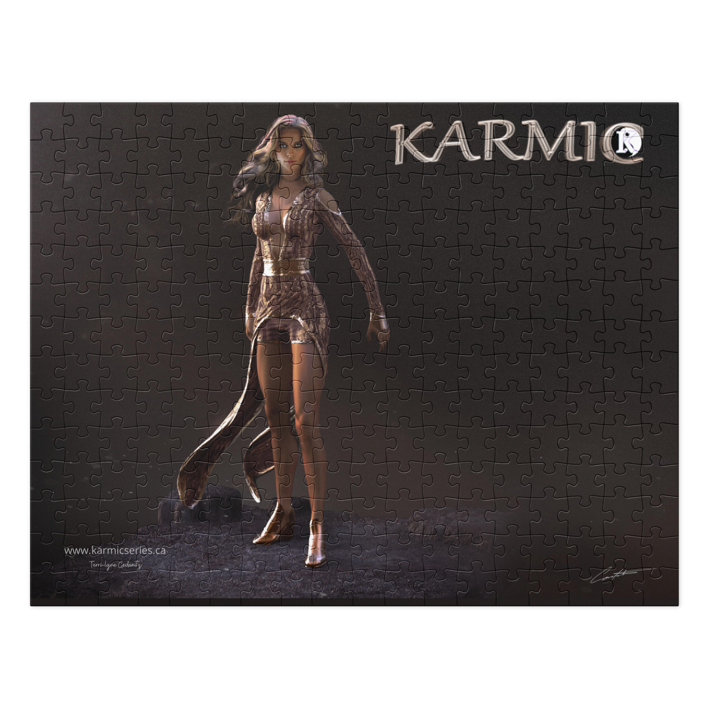 Karmic render 2 Jigsaw puzzle with tin - collector edition