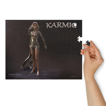 Karmic render 3 Jigsaw puzzle with tin