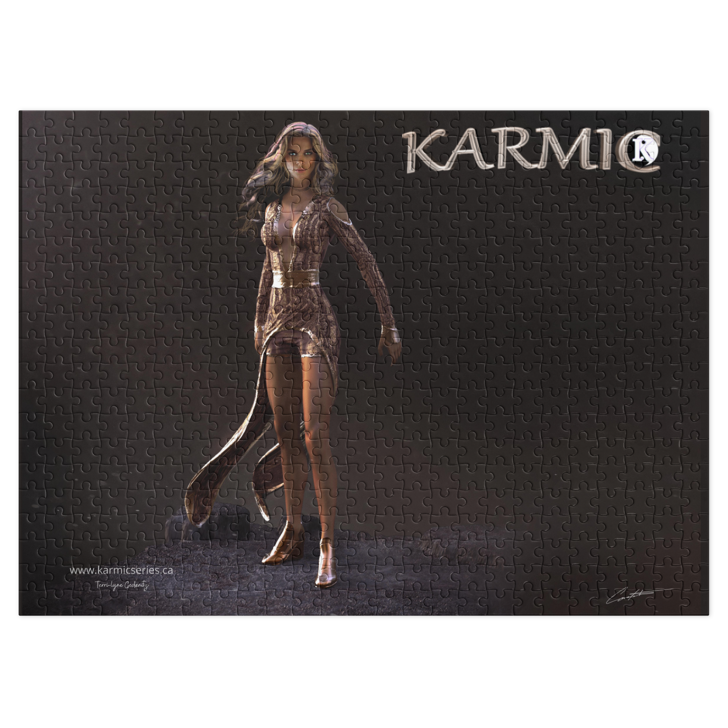 Karmic render 2 Jigsaw puzzle with tin - collector edition