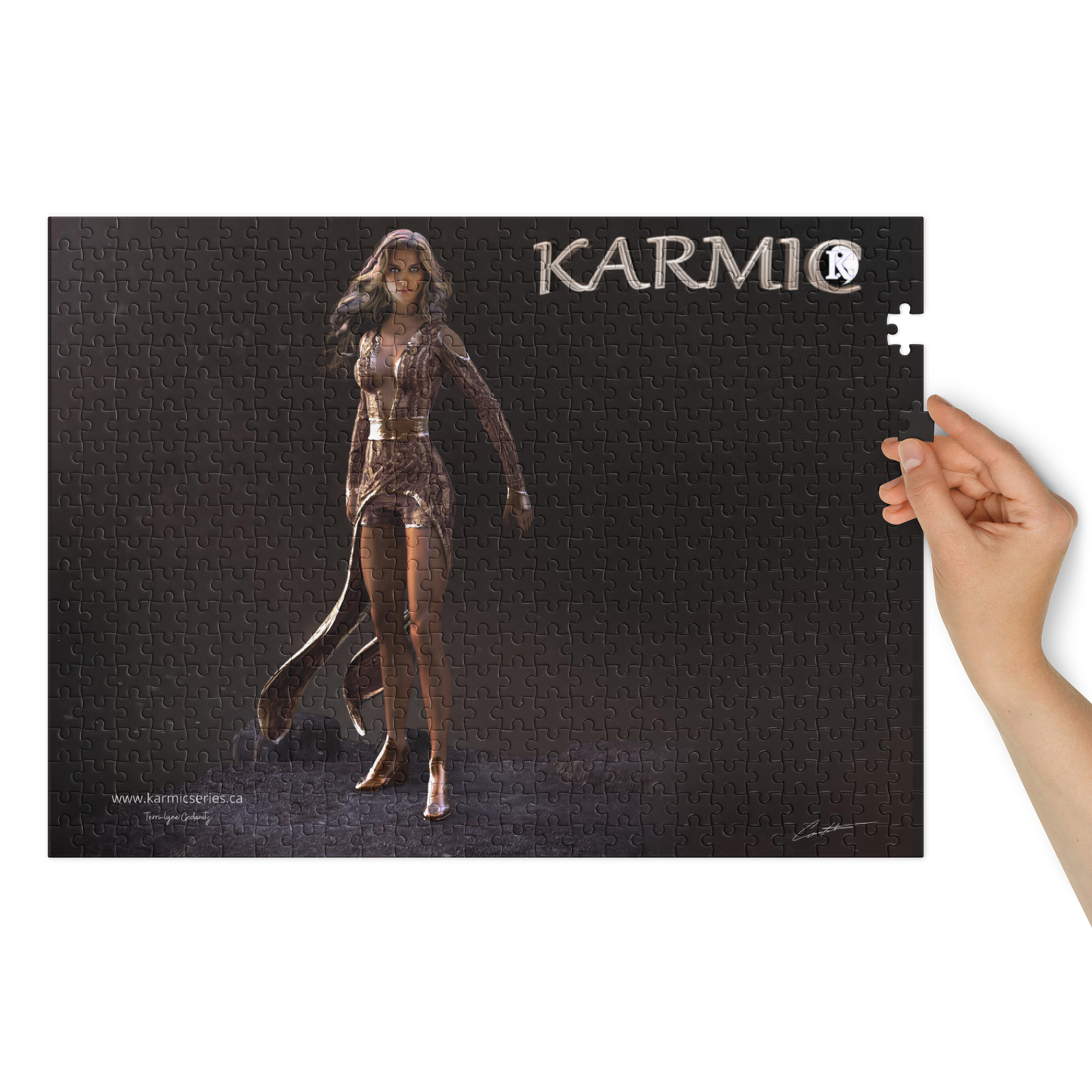 Karmic render 2 Jigsaw puzzle with tin - collector edition