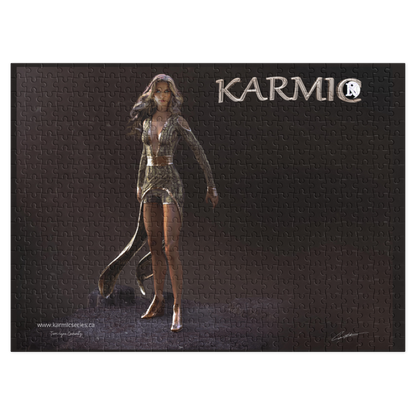 Karmic render 3 Jigsaw puzzle with tin