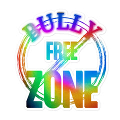 Bully Free Zone Bubble-free stickers