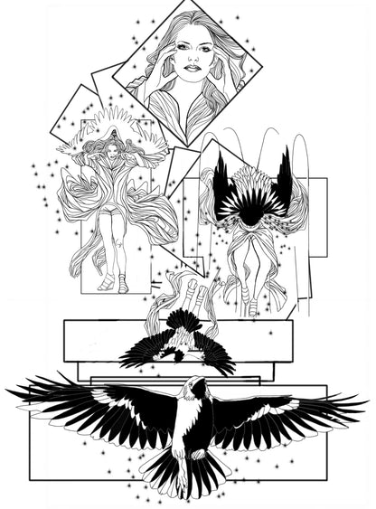 KARMIC STORY COLORING BOOK 1