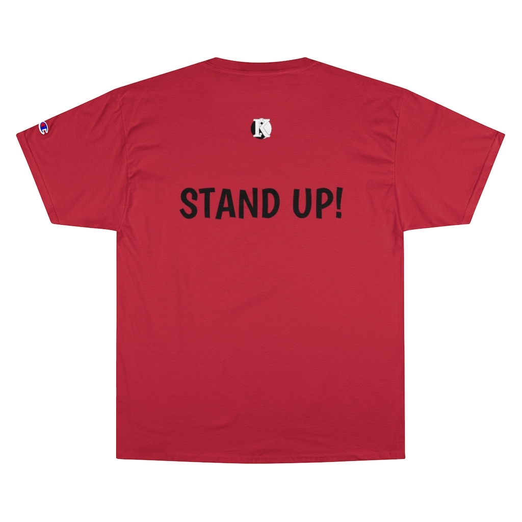 dont stand by champion tshirt