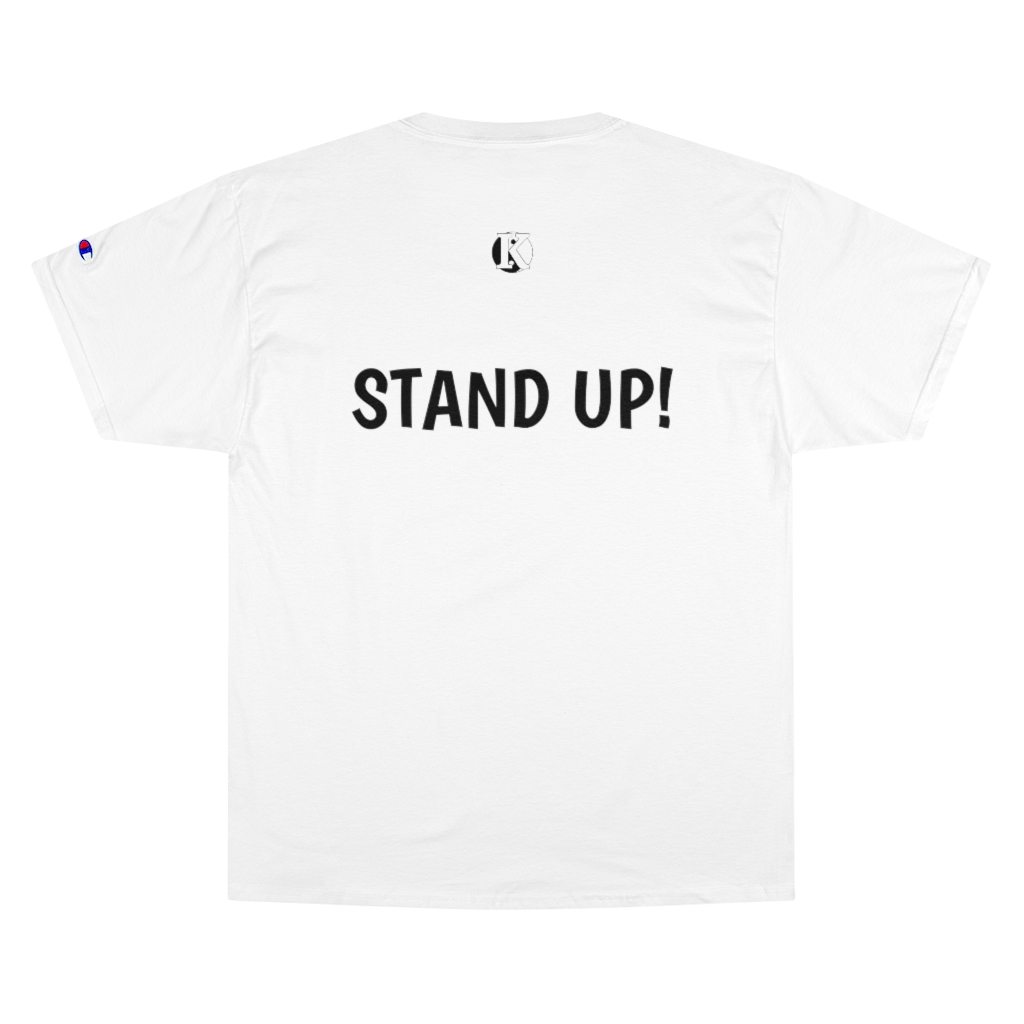 dont stand by champion tshirt