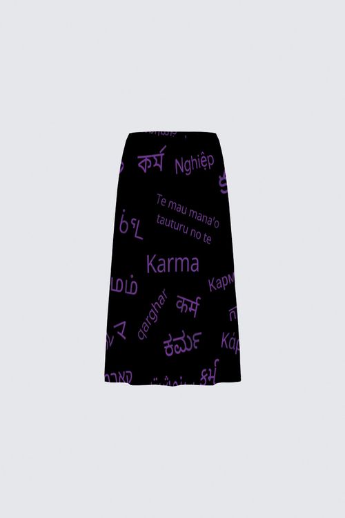 Karma Language purple Elaine Skirt