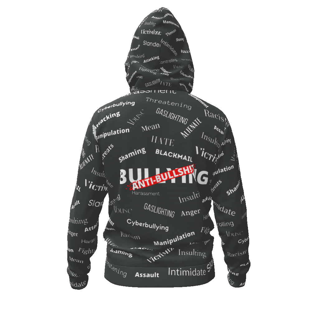 anti bully zip hoodie