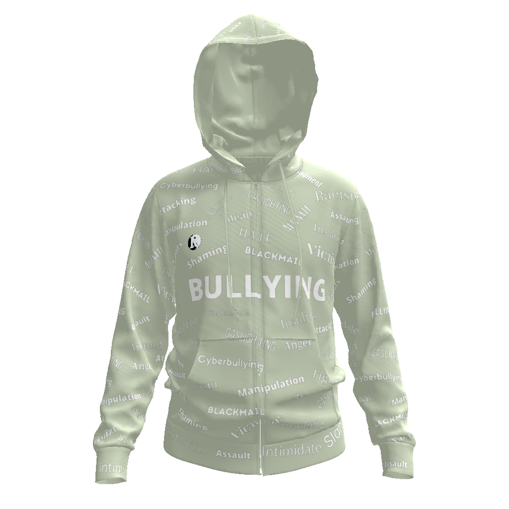 anti bully zip hoodie