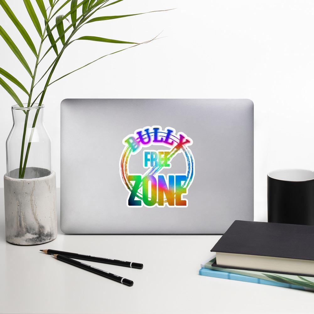 Bully free zone vinyl sticker